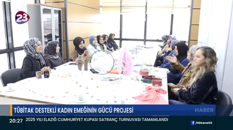 KADİR HAS ÜNİVERSİTESİ VE ELAZIĞ BELEDİYESİ İŞ BİRLİĞİYLE KADIN EMEĞİNİN GÜCÜ